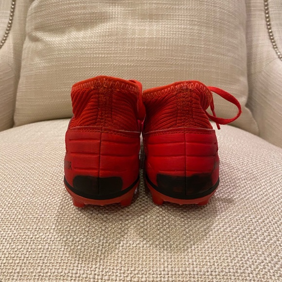 Adidas Youth Red / Orange  Rapture Cleats / Size 2 - Picture 5 of 10